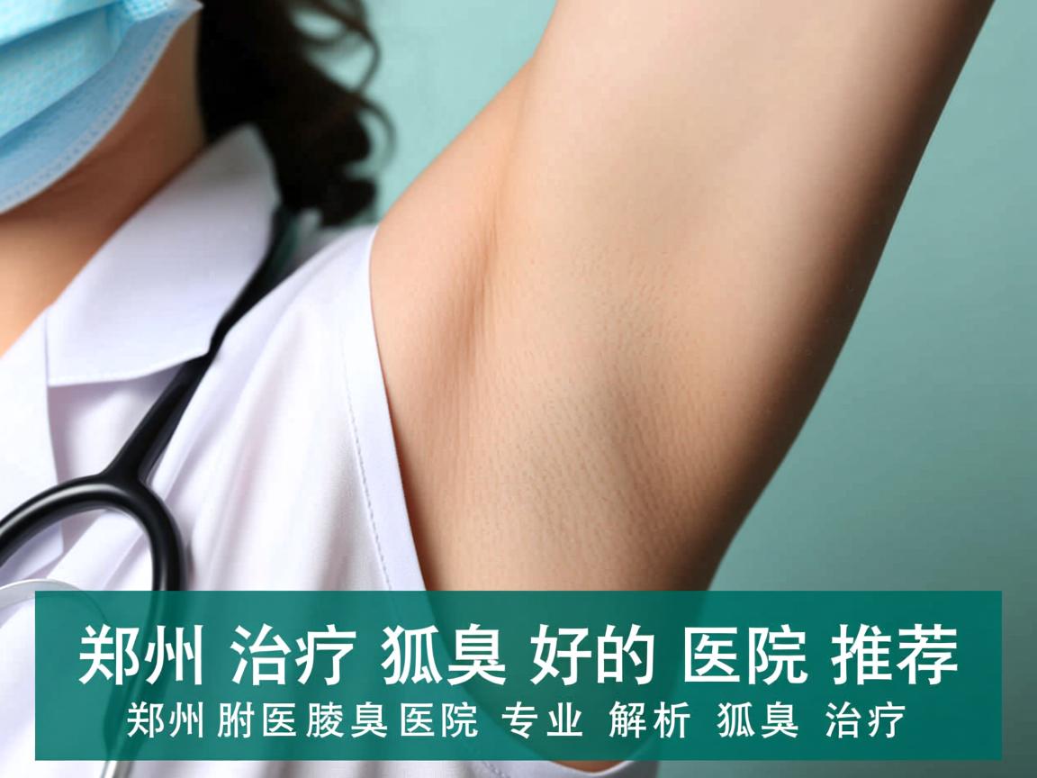 郑州治疗狐臭好的医院推荐，郑州附医腋臭医院专业解析狐臭治疗