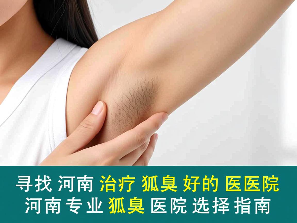 寻找河南治疗狐臭好的医院，河南专业狐臭医院选择指南