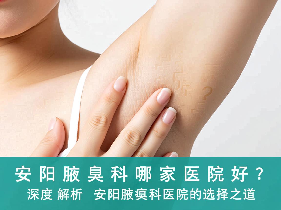 安阳腋臭科哪家医院好？深度解析安阳腋臭科医院的选择之道