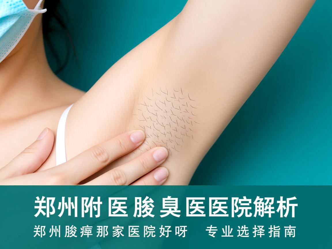 郑州附医腋臭医院解析，郑州去腋臭那家医院好呀的专业选择指南