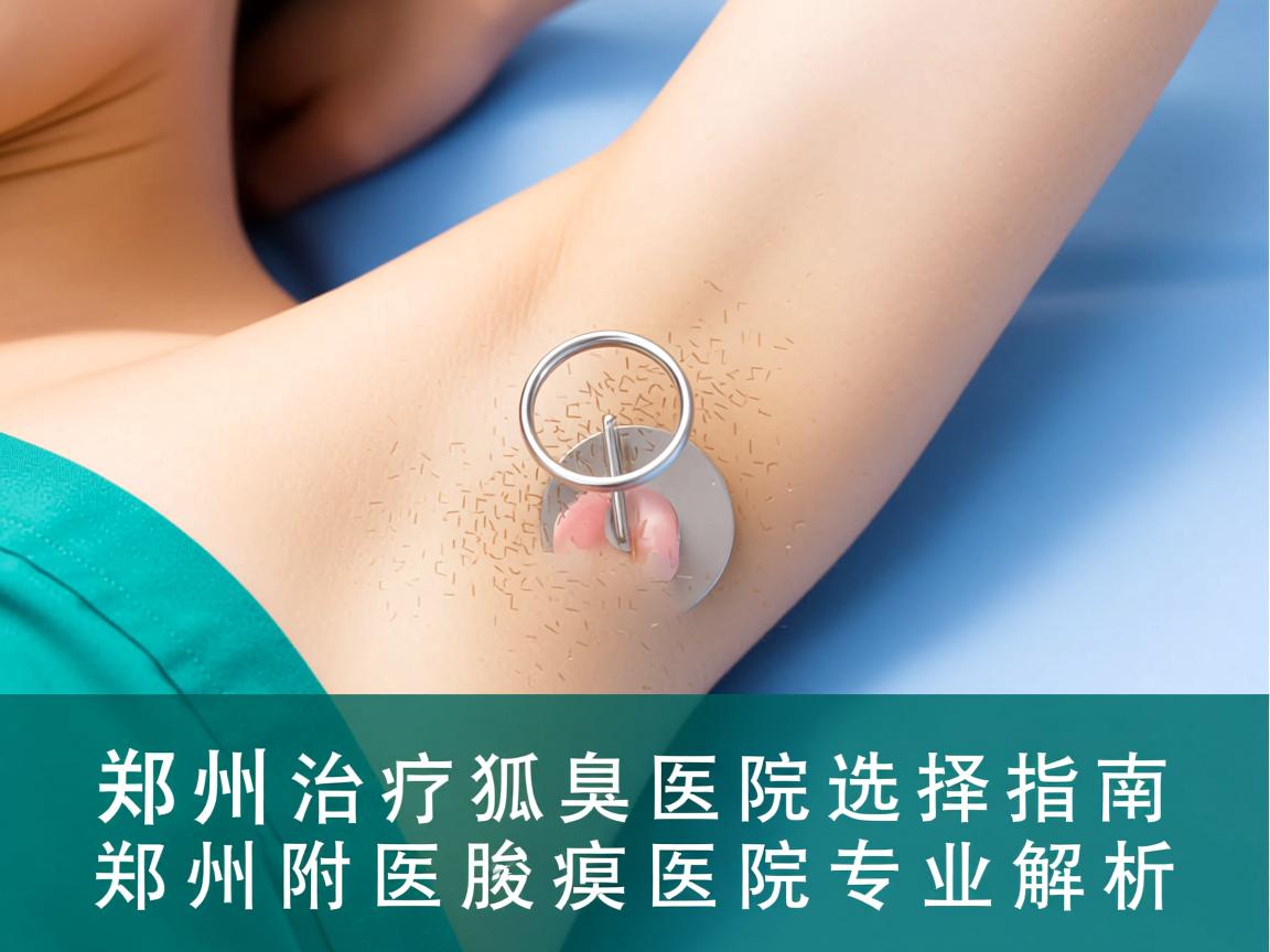 郑州治疗狐臭医院选择指南，郑州附医腋臭医院专业解析
