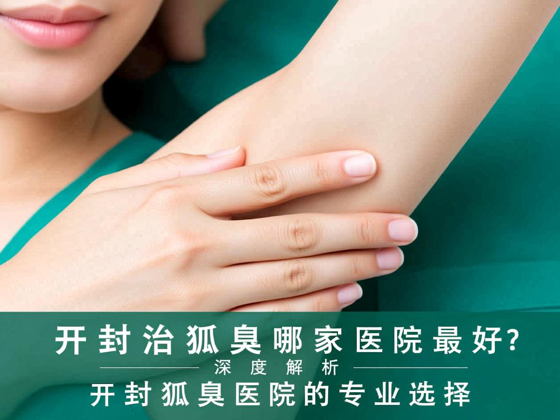 开封治狐臭哪家医院最好？深度解析开封狐臭医院的专业选择