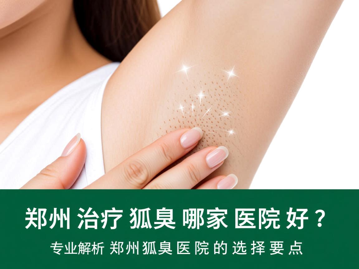 郑州治疗狐臭哪家医院好？专业解析郑州狐臭医院的选择要点
