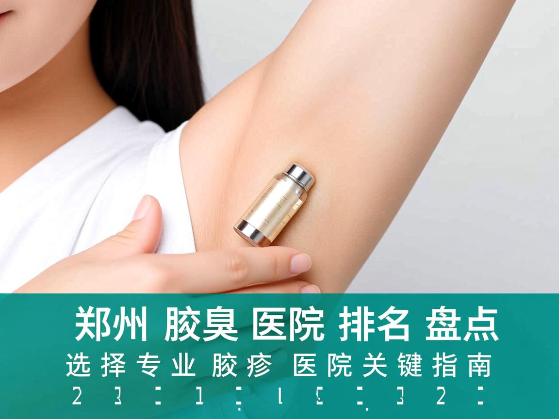 郑州腋臭医院排名盘点，选择专业腋臭医院的关键指南