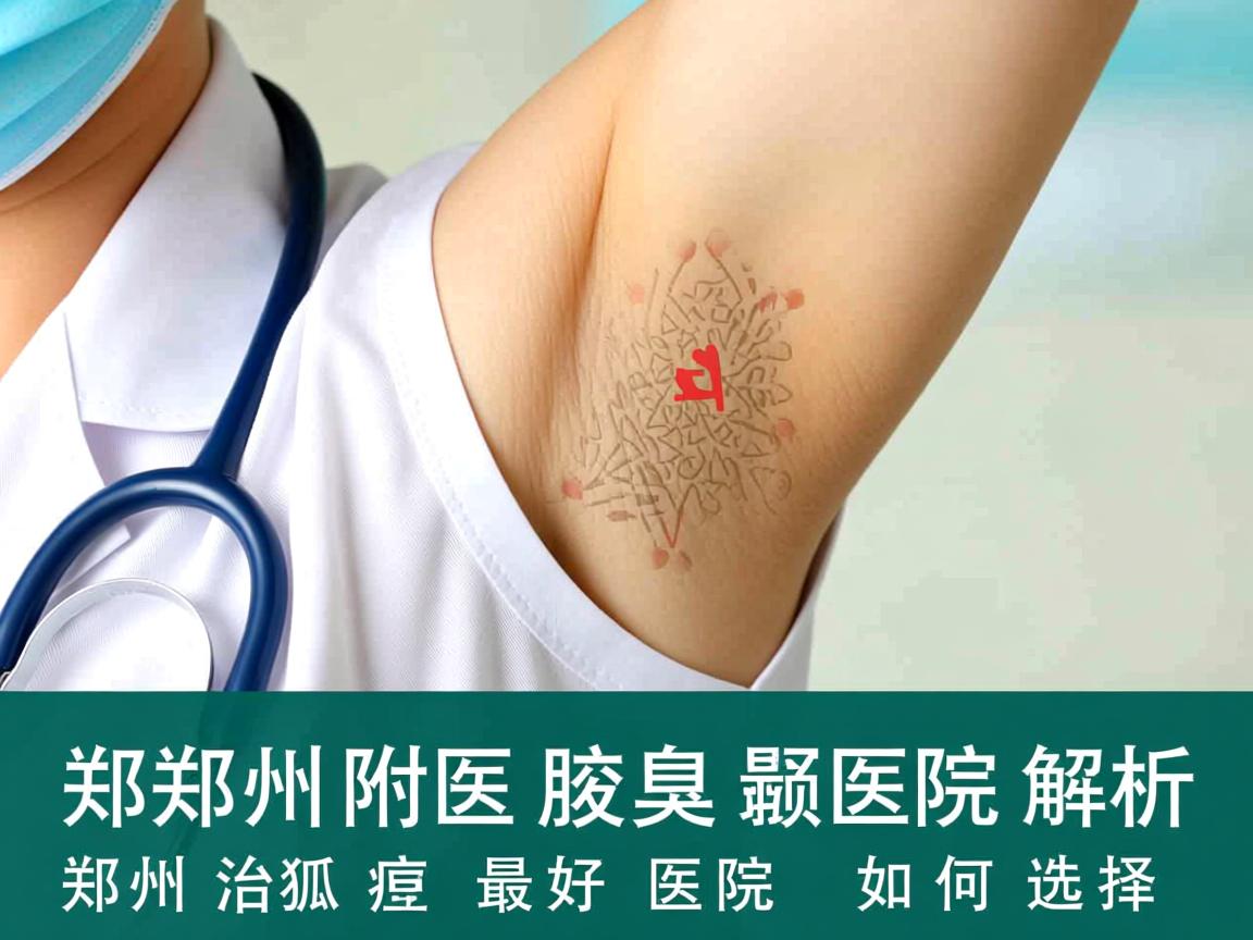 郑州附医腋臭医院解析，郑州治狐臭最好的医院如何选择