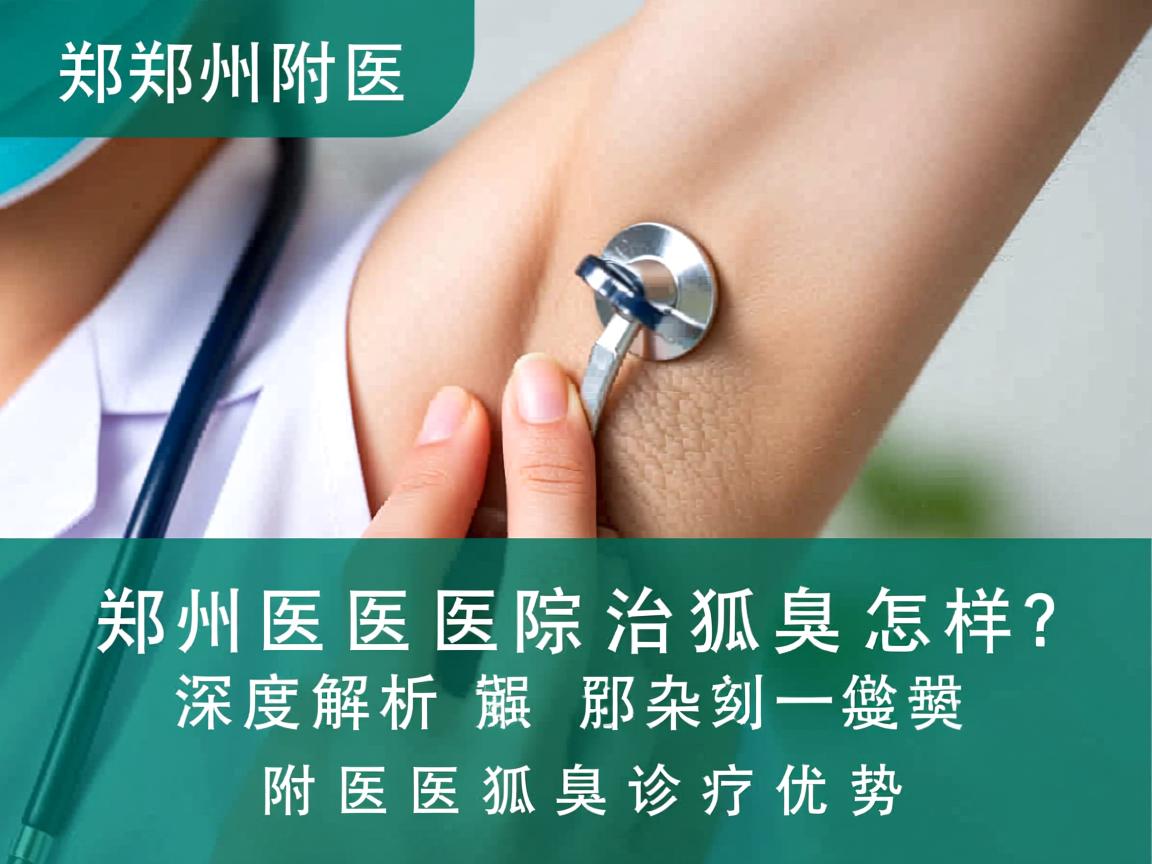 郑州附医医院治狐臭怎样？深度解析郑州附医狐臭诊疗优势