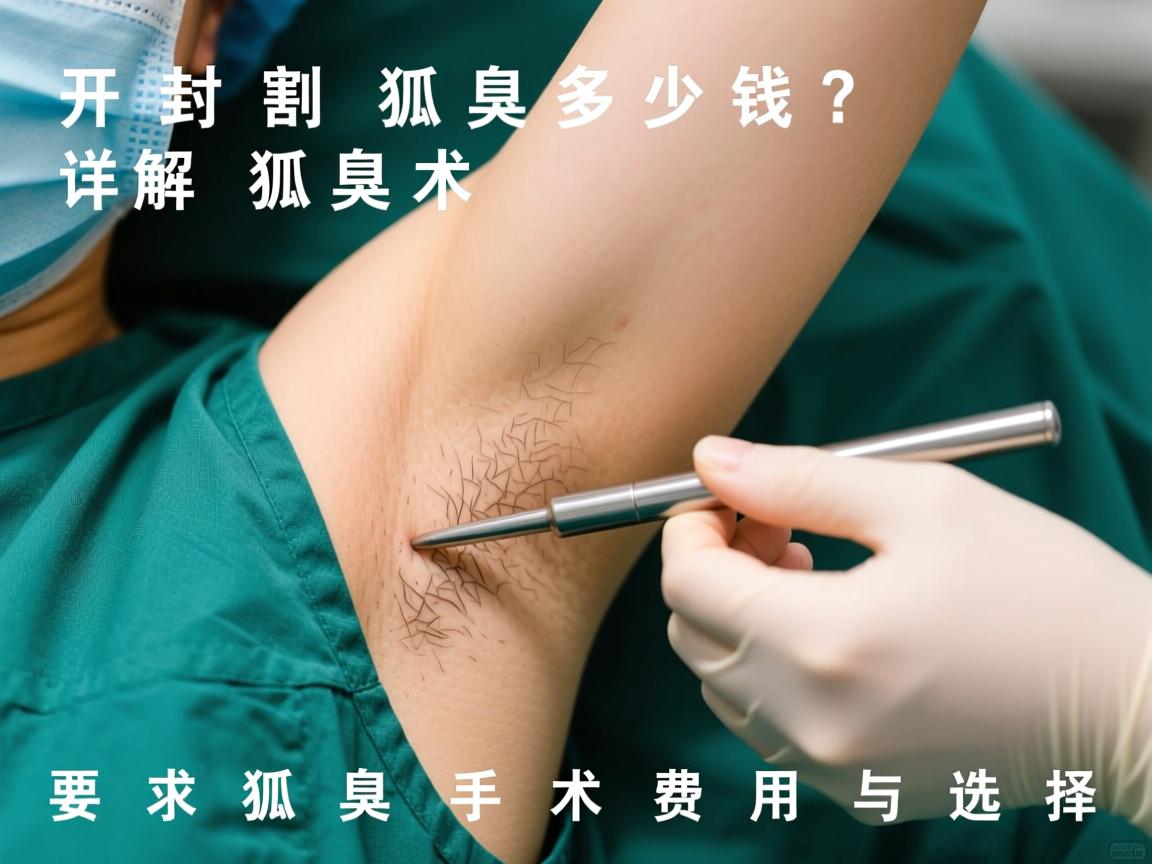 开封割狐臭多少钱？详解狐臭手术费用与选择