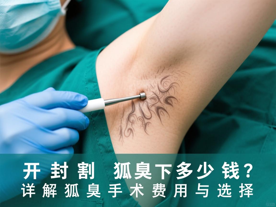 开封割狐臭多少钱？详解狐臭手术费用与选择