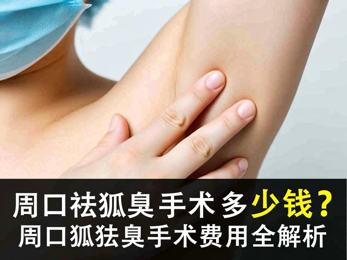 周口祛狐臭手术多少钱？周口狐臭手术费用全解析