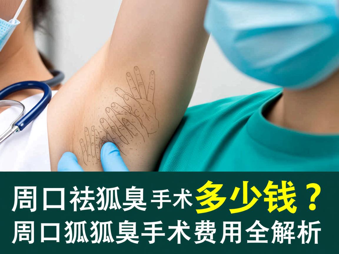周口祛狐臭手术多少钱？周口狐臭手术费用全解析