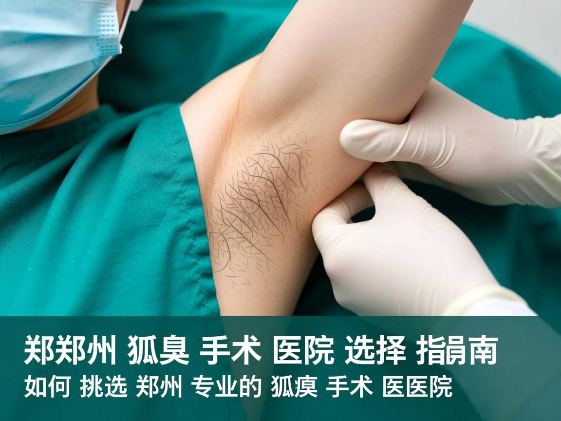 郑州狐臭手术医院选择指南，如何挑选郑州专业的狐臭手术医院