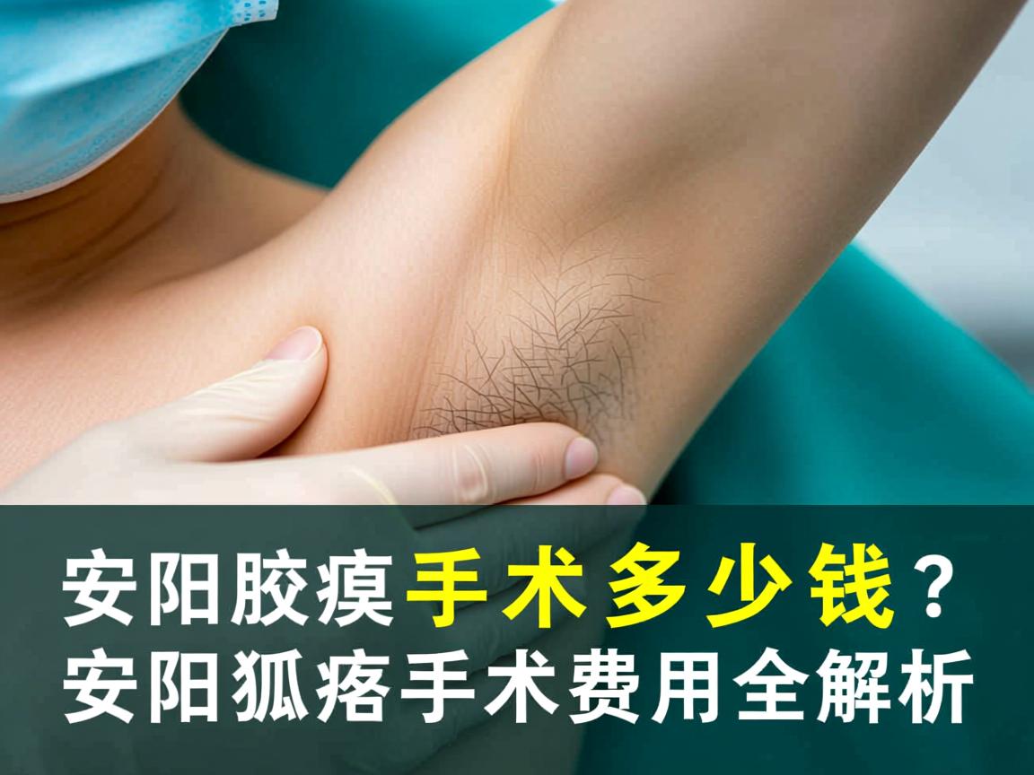 安阳腋臭手术多少钱？安阳狐臭手术费用全解析
