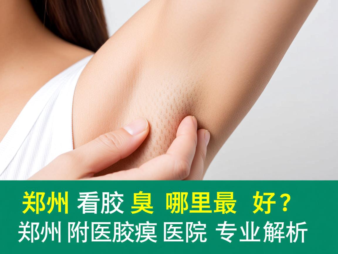 郑州看腋臭哪里最好？郑州附医腋臭医院专业解析