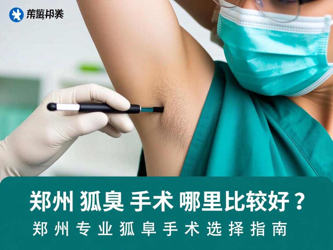 郑州狐臭手术哪里比较好？郑州专业狐臭手术选择指南