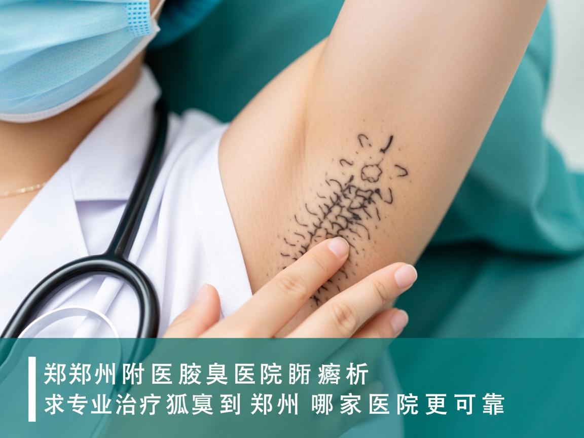 郑州附医腋臭医院解析，专业治疗狐臭到郑州哪家医院更可靠