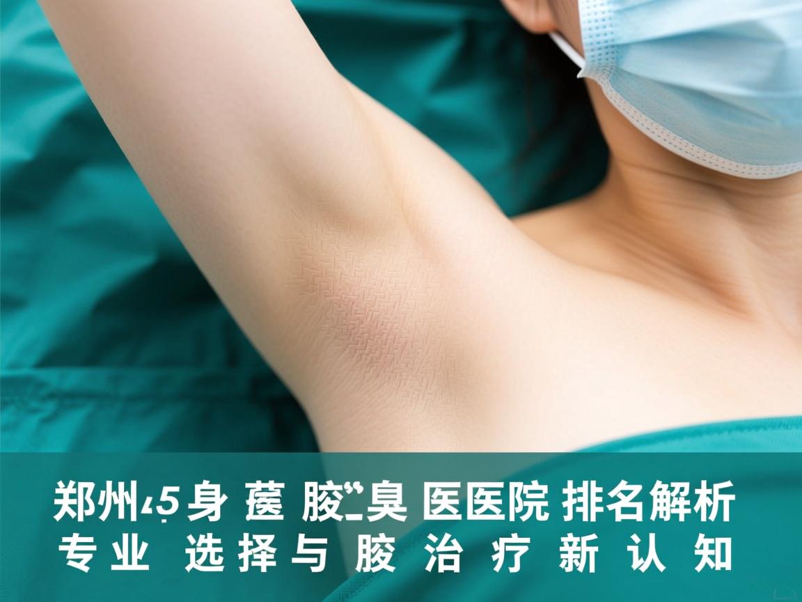 郑州腋臭医院排名解析，专业选择与腋臭治疗新认知