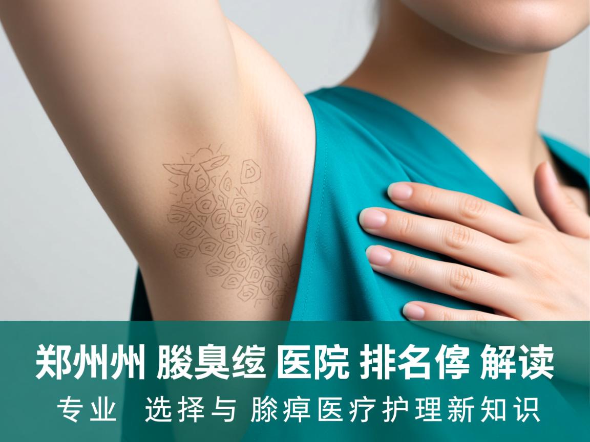 郑州腋臭医院排名解读，专业选择与腋臭医疗护理新知识