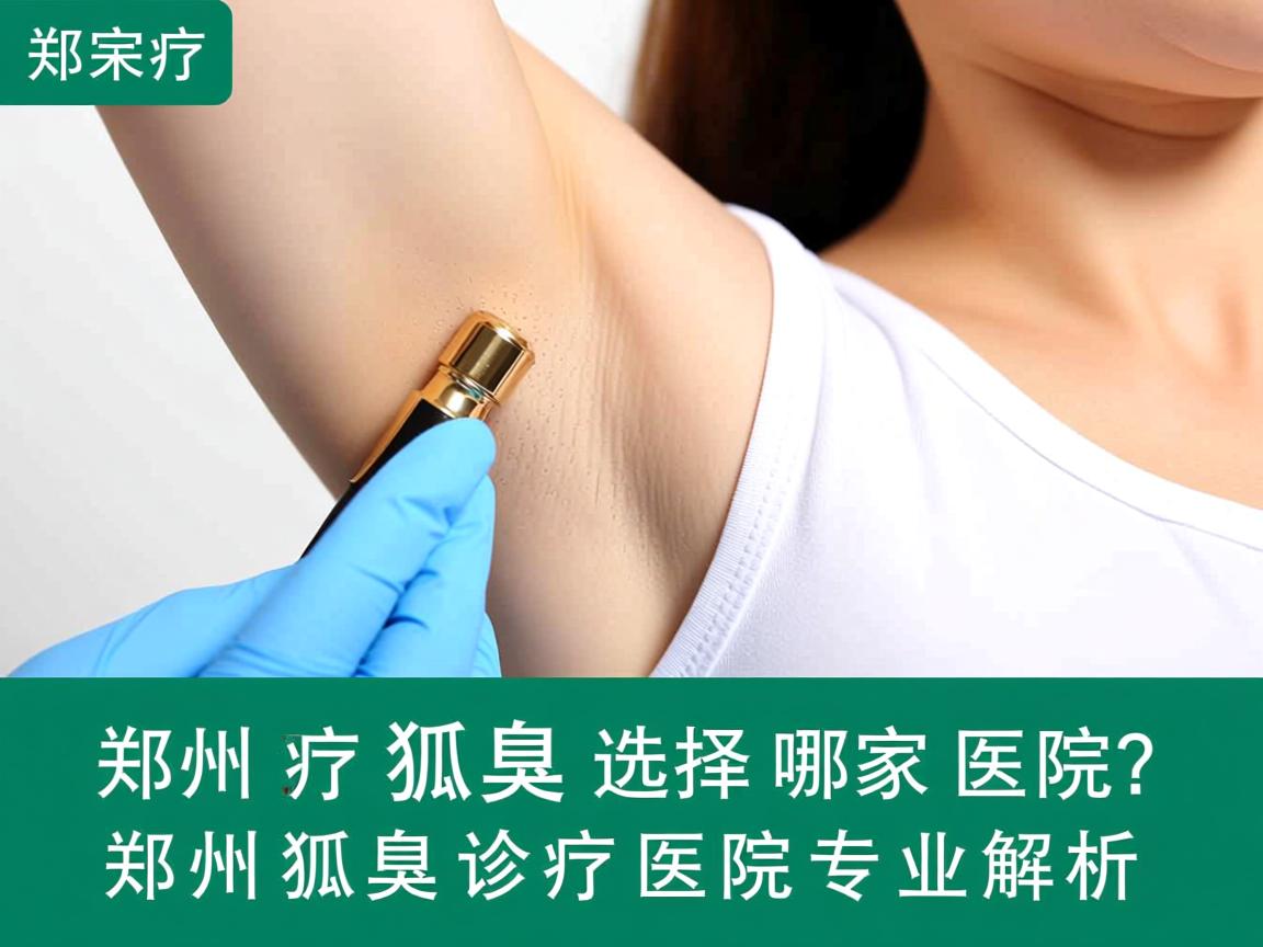 郑州治疗狐臭选择哪家医院？郑州狐臭诊疗医院专业解析