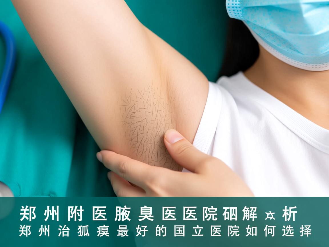 郑州附医腋臭医院解析，郑州治狐臭最好的国立医院如何选择