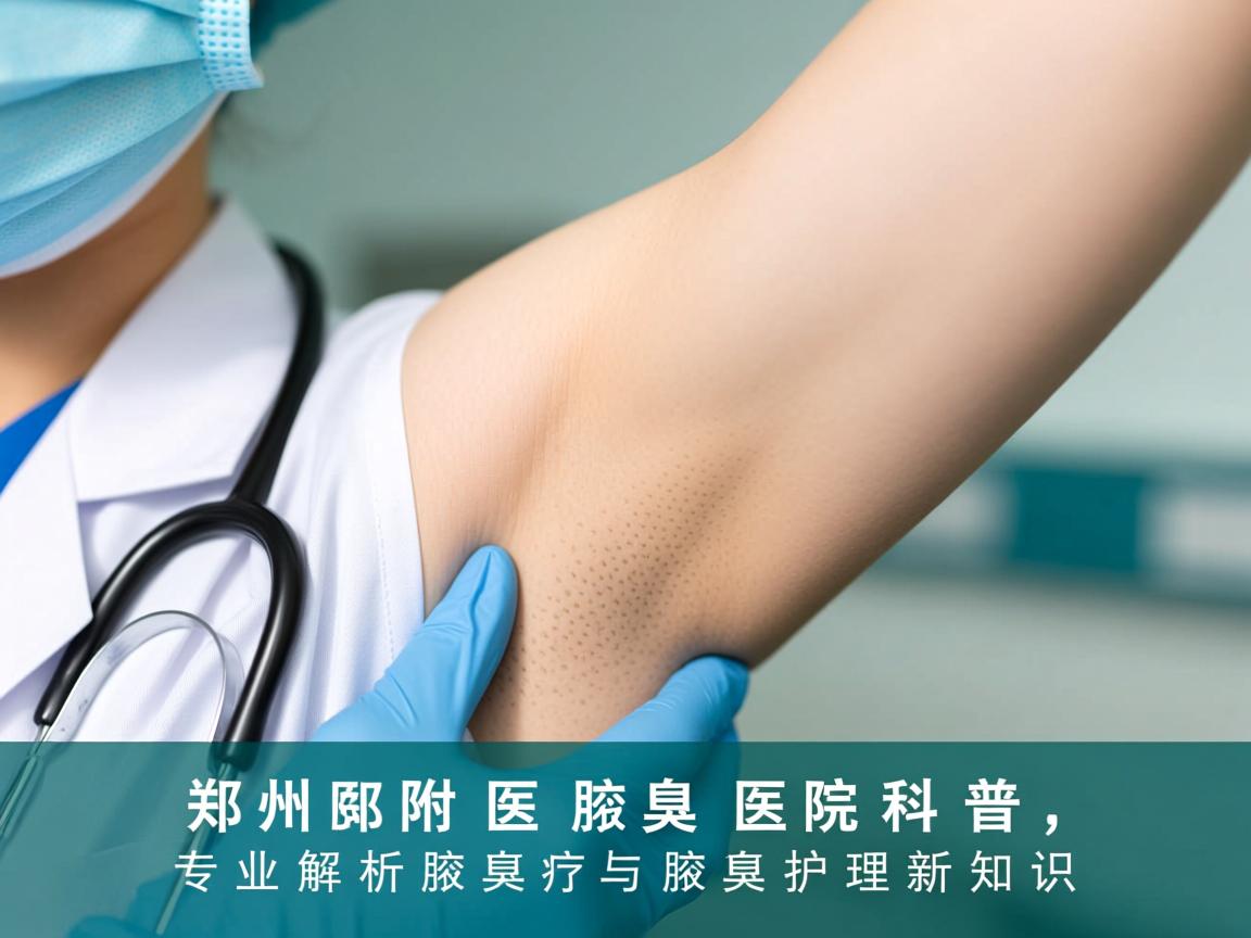 郑州附医腋臭医院科普，专业解析腋臭医疗与腋臭护理新知识