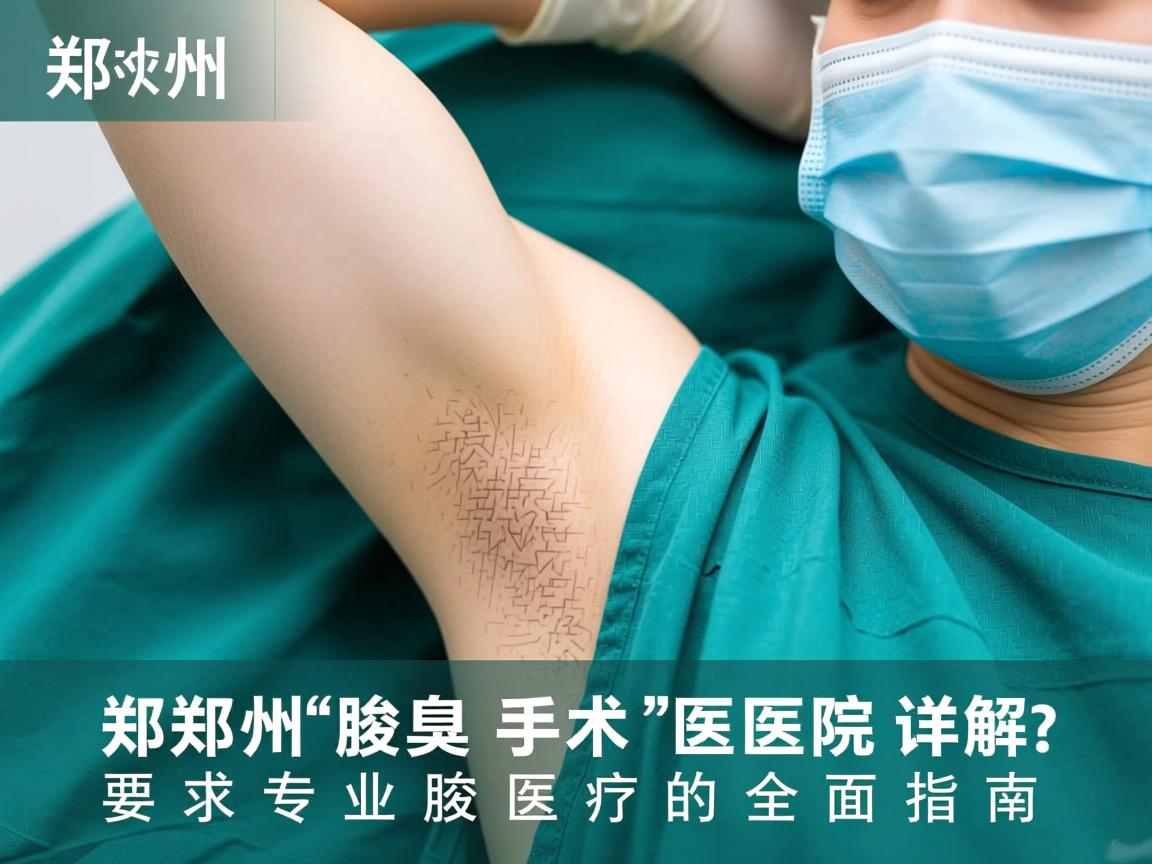 郑州腋臭手术医院详解,郑州专业腋臭医疗的全面指南 郑州腋臭手术医院详解,郑州专业腋臭医疗的全面指南