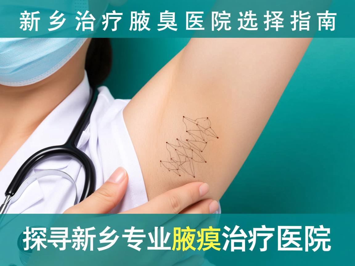 新乡治疗腋臭医院选择指南，探寻新乡专业腋臭治疗医院