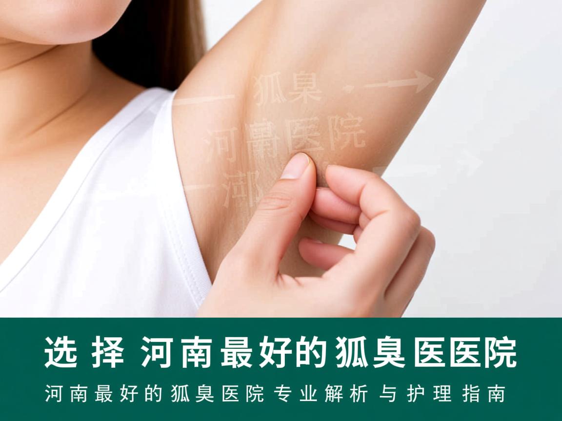 选择河南最好的狐臭医院，河南最好的狐臭医院专业解析与护理指南