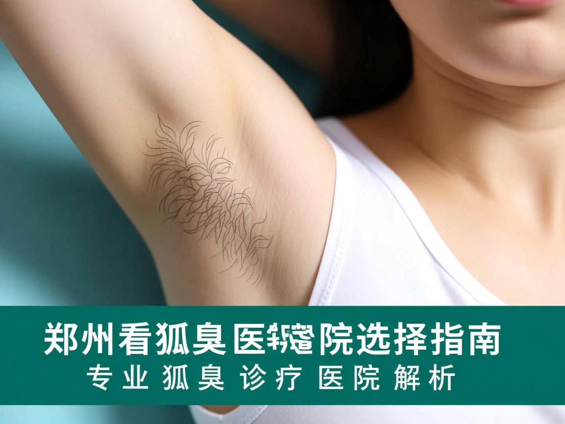 郑州看狐臭医院选择指南，专业狐臭诊疗医院解析