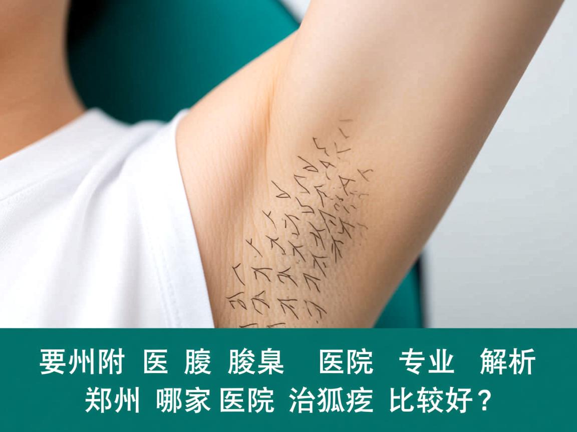 郑州附医腋臭医院专业解析，郑州哪家医院治狐臭比较好？