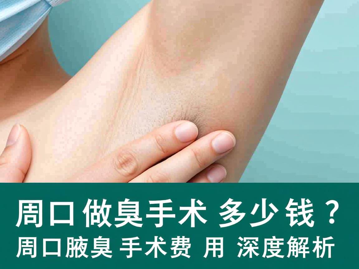 周口做腋臭手术多少钱？周口腋臭手术费用深度解析