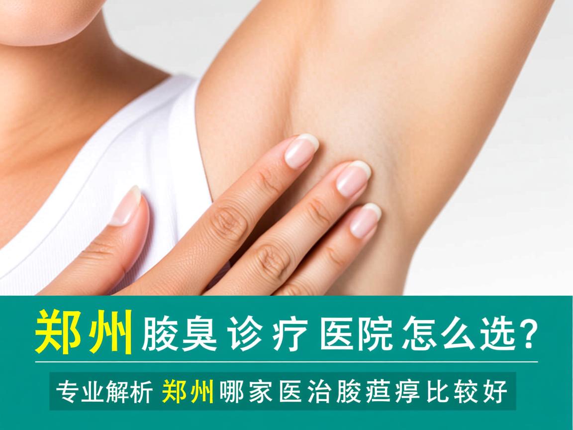 郑州腋臭诊疗医院怎么选？专业解析郑州哪家医院治腋臭比较好