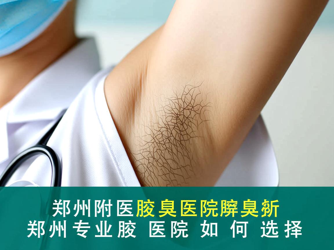 郑州附医腋臭医院解析，郑州专业腋臭医院如何选择