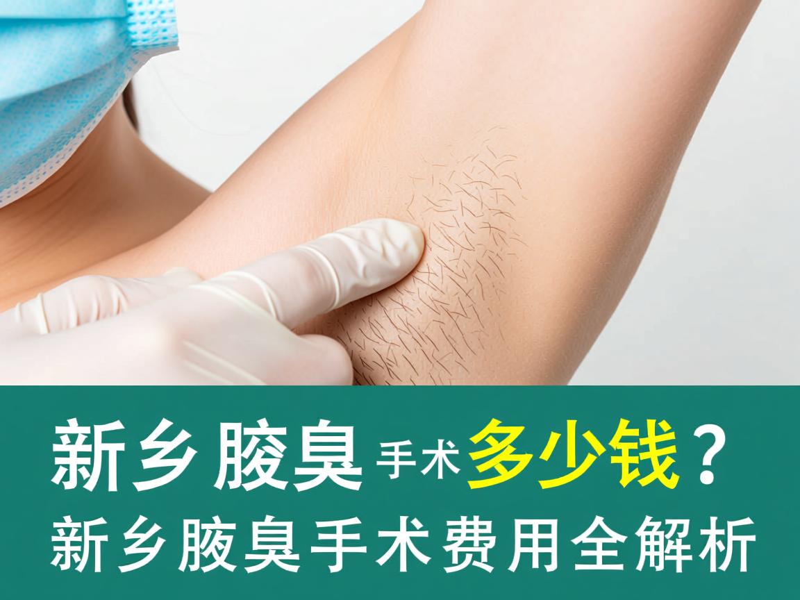 新乡腋臭手术多少钱?新乡腋臭手术费用全解析 新乡腋臭手术多少钱?新乡腋臭手术费用全解析