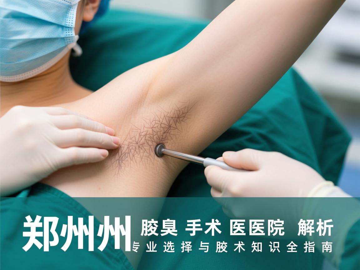 郑州腋臭手术医院解析，专业选择与腋臭手术知识全指南