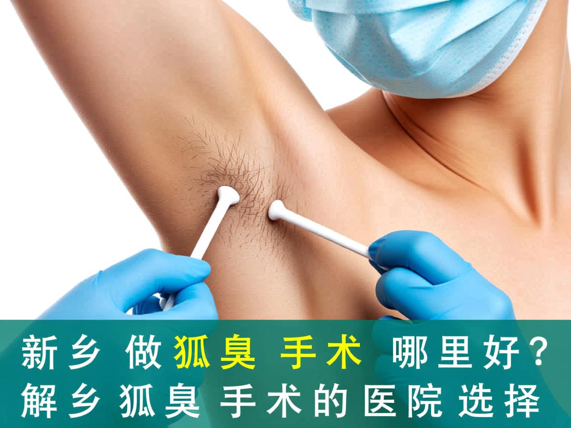 新乡做狐臭手术哪里好？详解新乡狐臭手术的医院选择