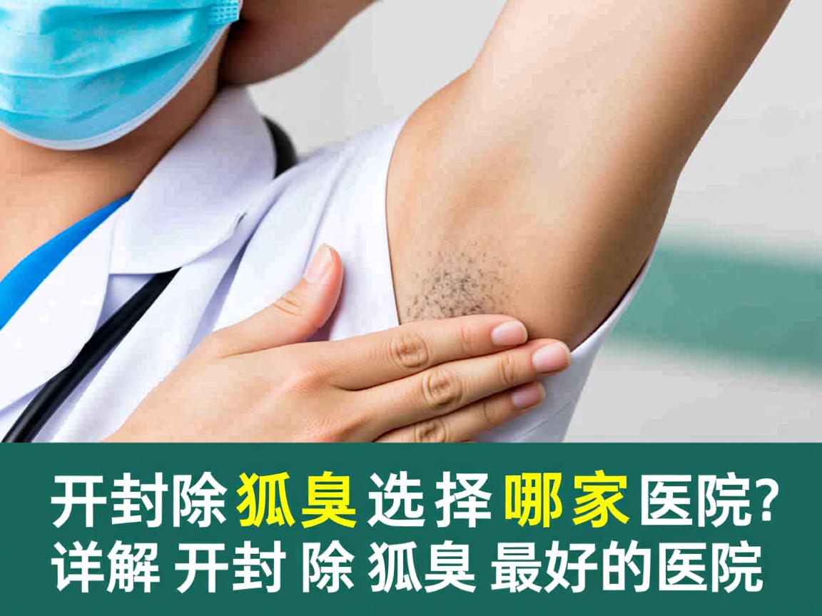 开封除狐臭选择哪家医院？详解开封除狐臭最好的医院