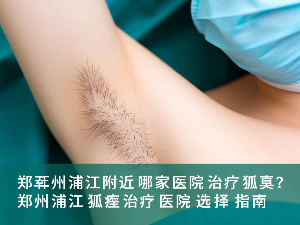 郑州浦江附近哪家医院治疗狐臭？郑州浦江狐臭治疗医院选择指南