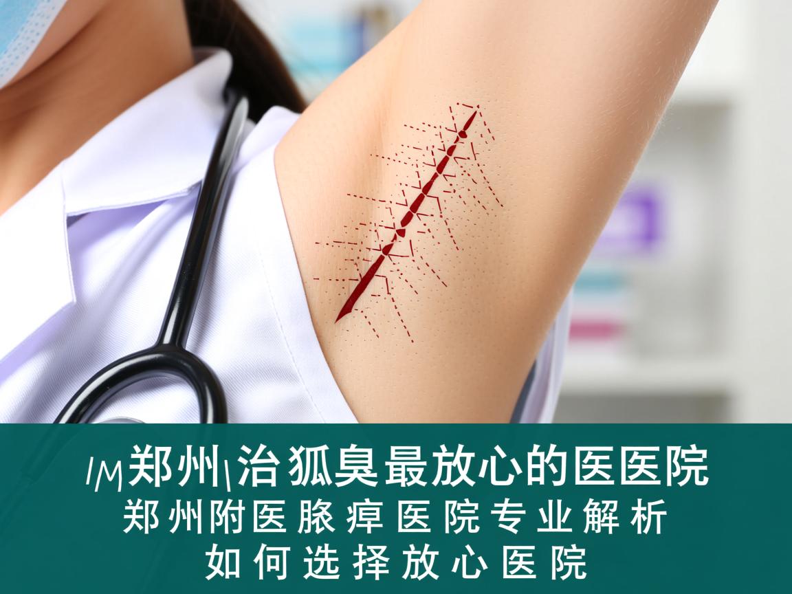 郑州治狐臭最放心的医院，郑州附医腋臭医院专业解析如何选择放心医院