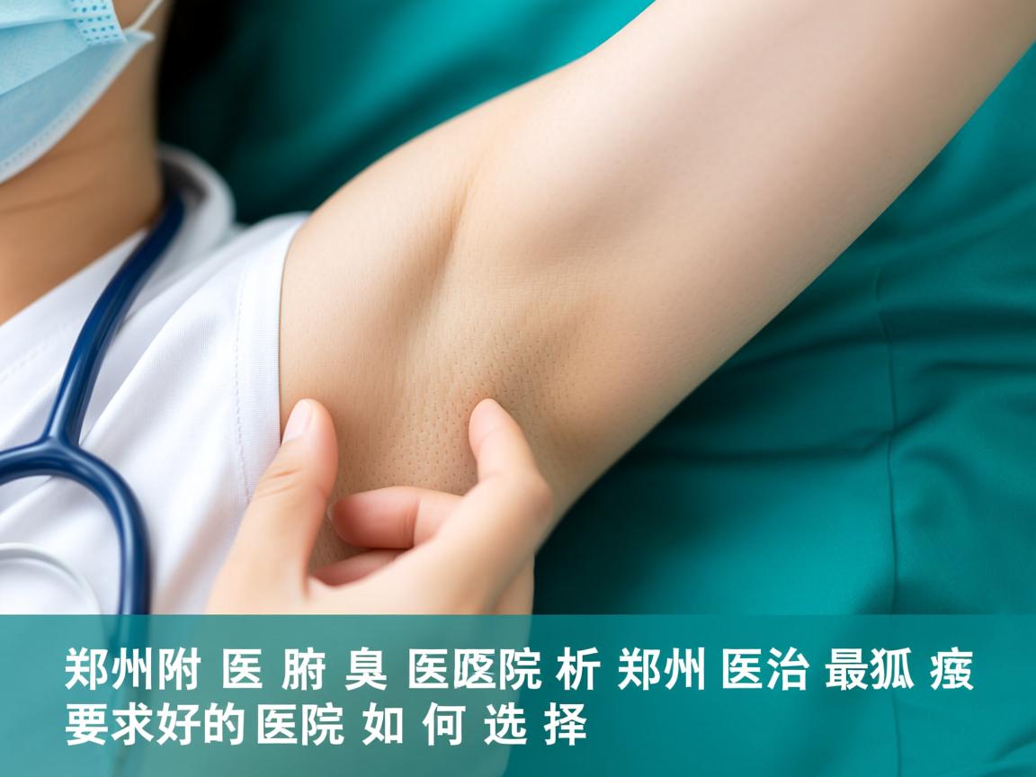 郑州附医腋臭医院解析，郑州医治狐臭最好的医院如何选择