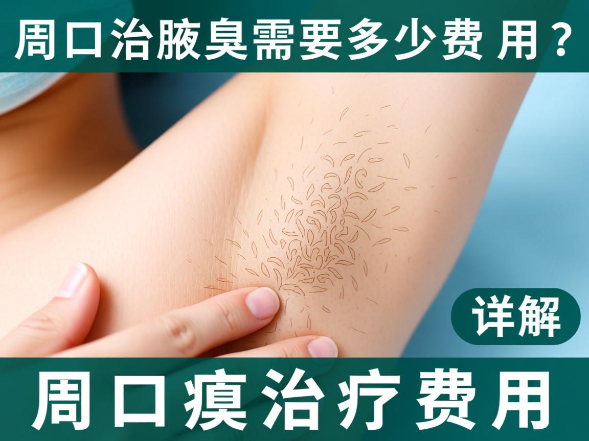 周口治腋臭需要多少费用？详解周口腋臭治疗费用