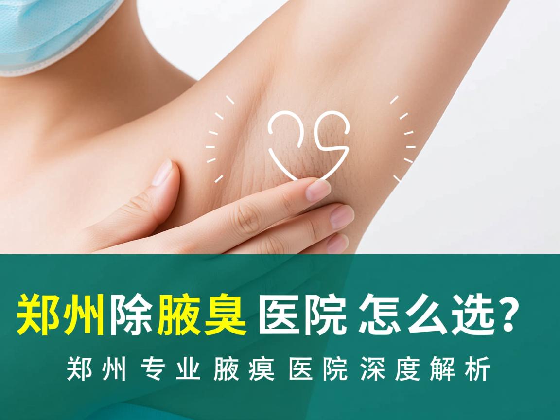 郑州除腋臭医院怎么选？郑州专业腋臭医院深度解析