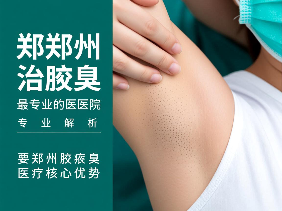 郑州治疗腋臭最专业的医院，专业解析郑州腋臭医疗核心优势