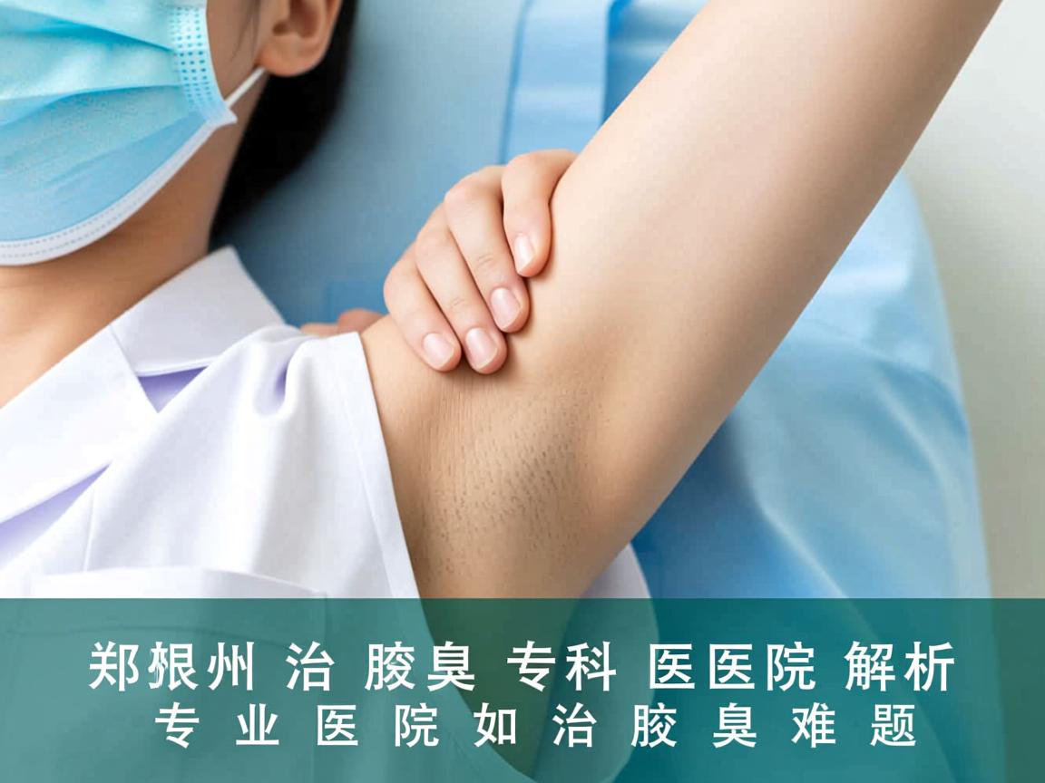 郑州治腋臭专科医院解析，专业医院如何根治腋臭难题