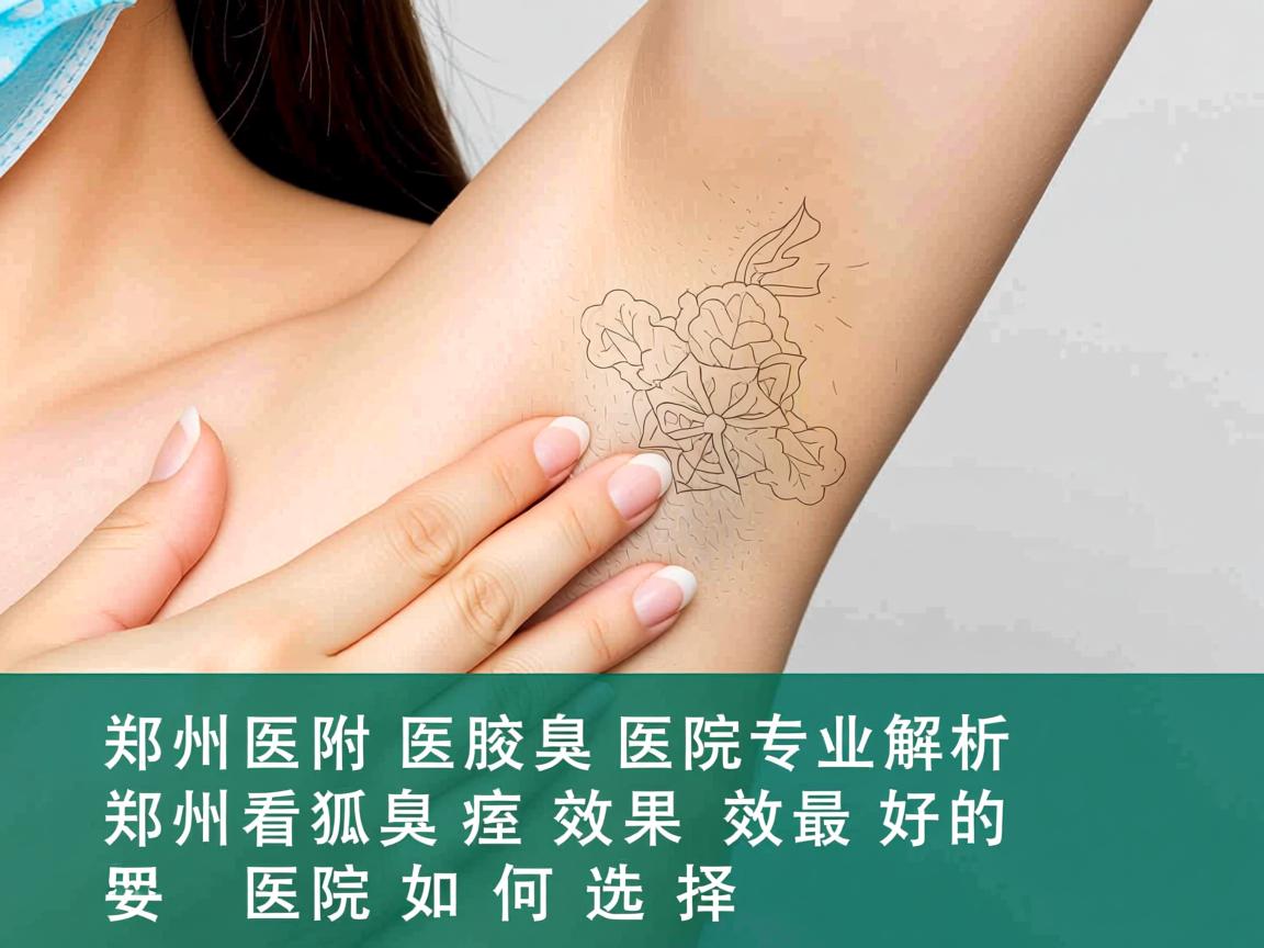 郑州附医腋臭医院专业解析，郑州看狐臭效果最好的医院如何选择