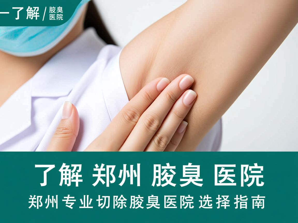 了解郑州腋臭医院，郑州专业切除腋臭医院的选择指南