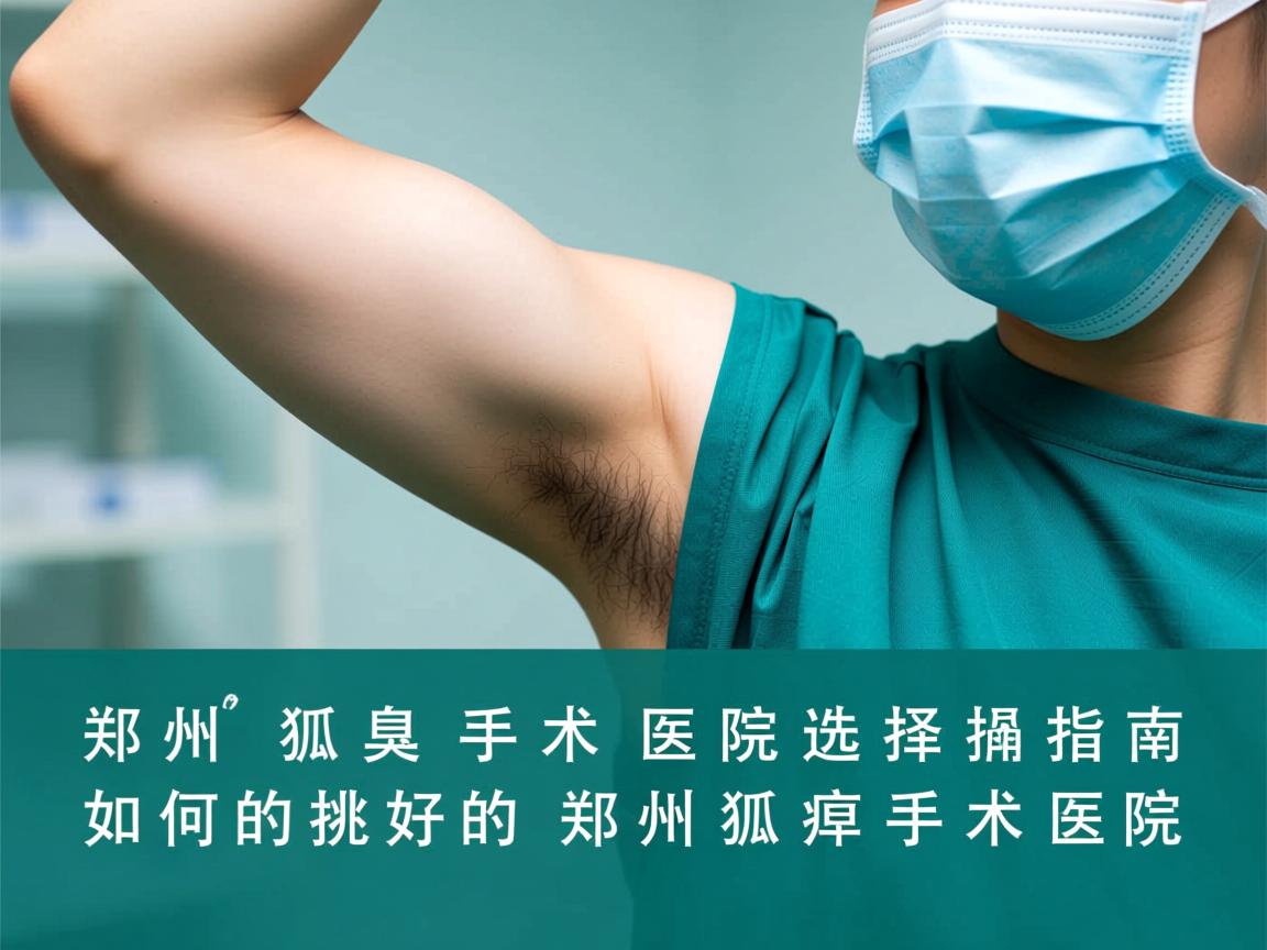 郑州狐臭手术医院选择指南，如何挑选好的郑州狐臭手术医院