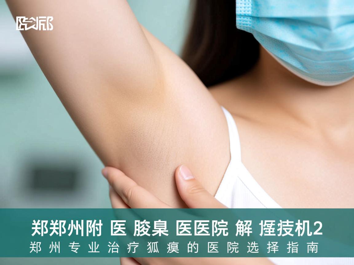 郑州附医腋臭医院解析，郑州专业治疗狐臭的医院选择指南