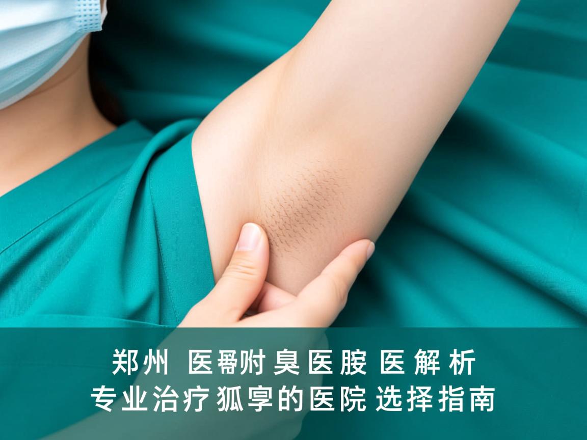 郑州附医腋臭医院解析，郑州专业治疗狐臭的医院选择指南