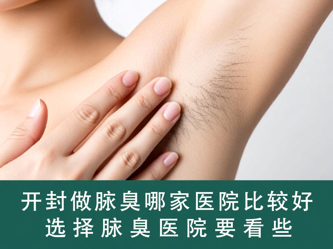 开封做腋臭哪家医院比较好？选择腋臭医院要看这些