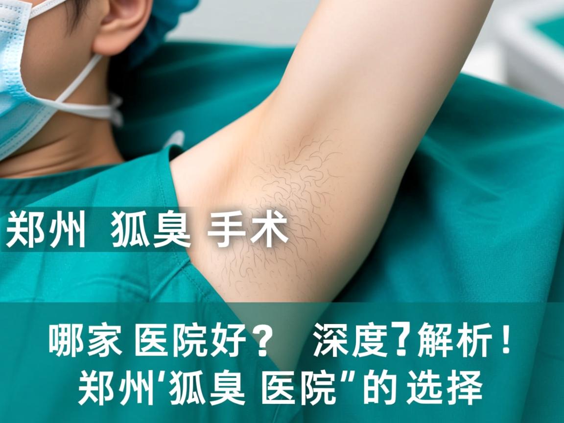 郑州狐臭手术哪家医院好？深度解析郑州狐臭医院的选择